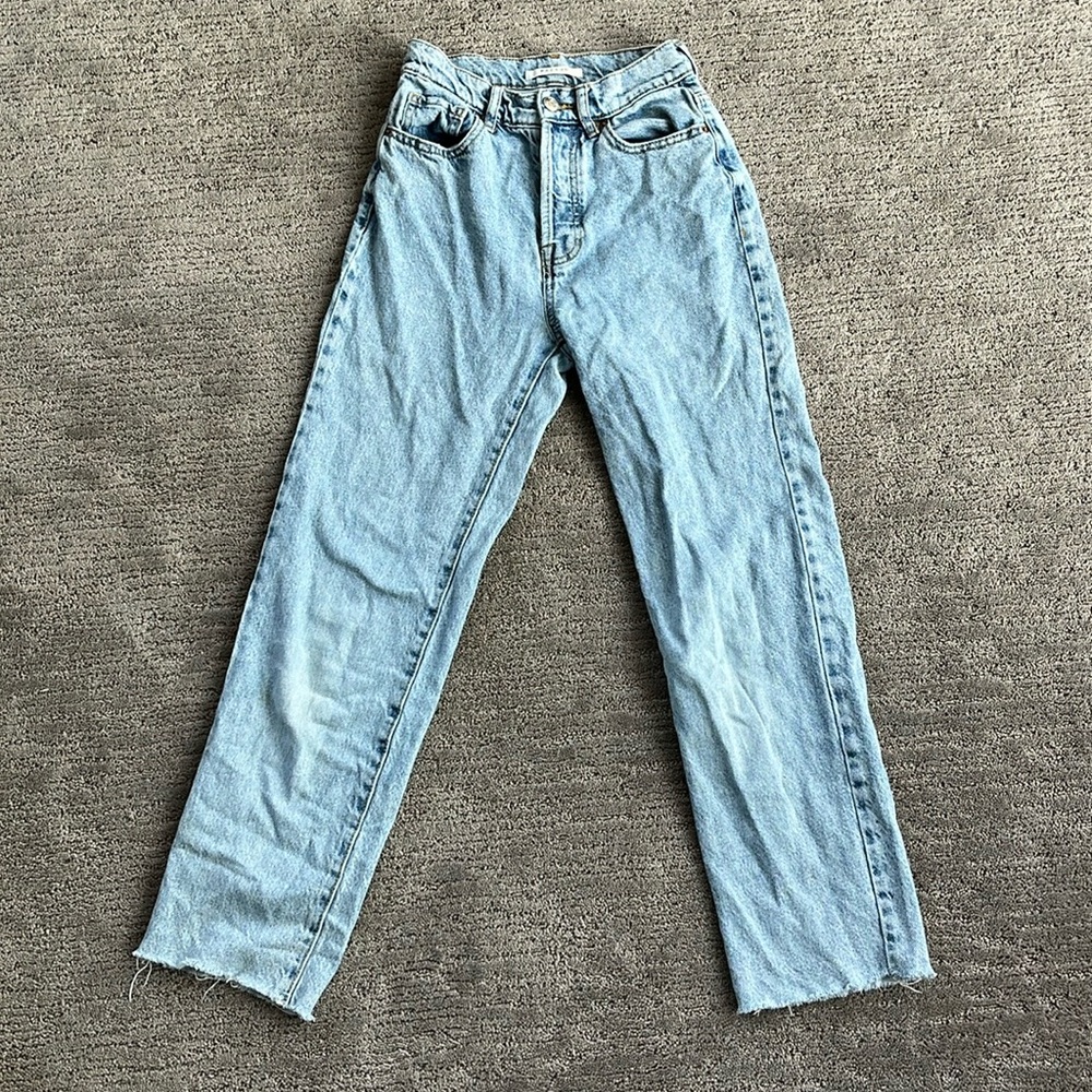 Pacsun high rise straight jeans